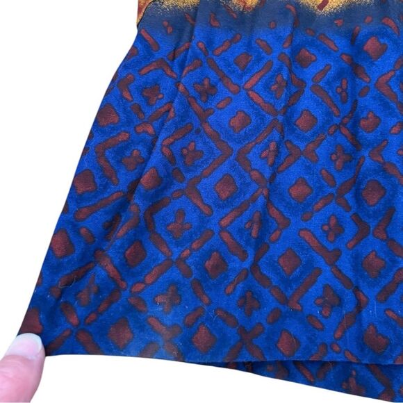 Scarlett Vintage Wrap Maxi Dress Artsy Boho Lagenlook Floral Sleeveless Size 10 - Picture 11 of 11